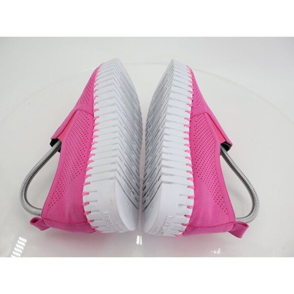 Ilse Jacobsen Tulip Platform Flat Sz 41 11 Slip On Hot Pink perforated Shoes - Picture 6 of 10